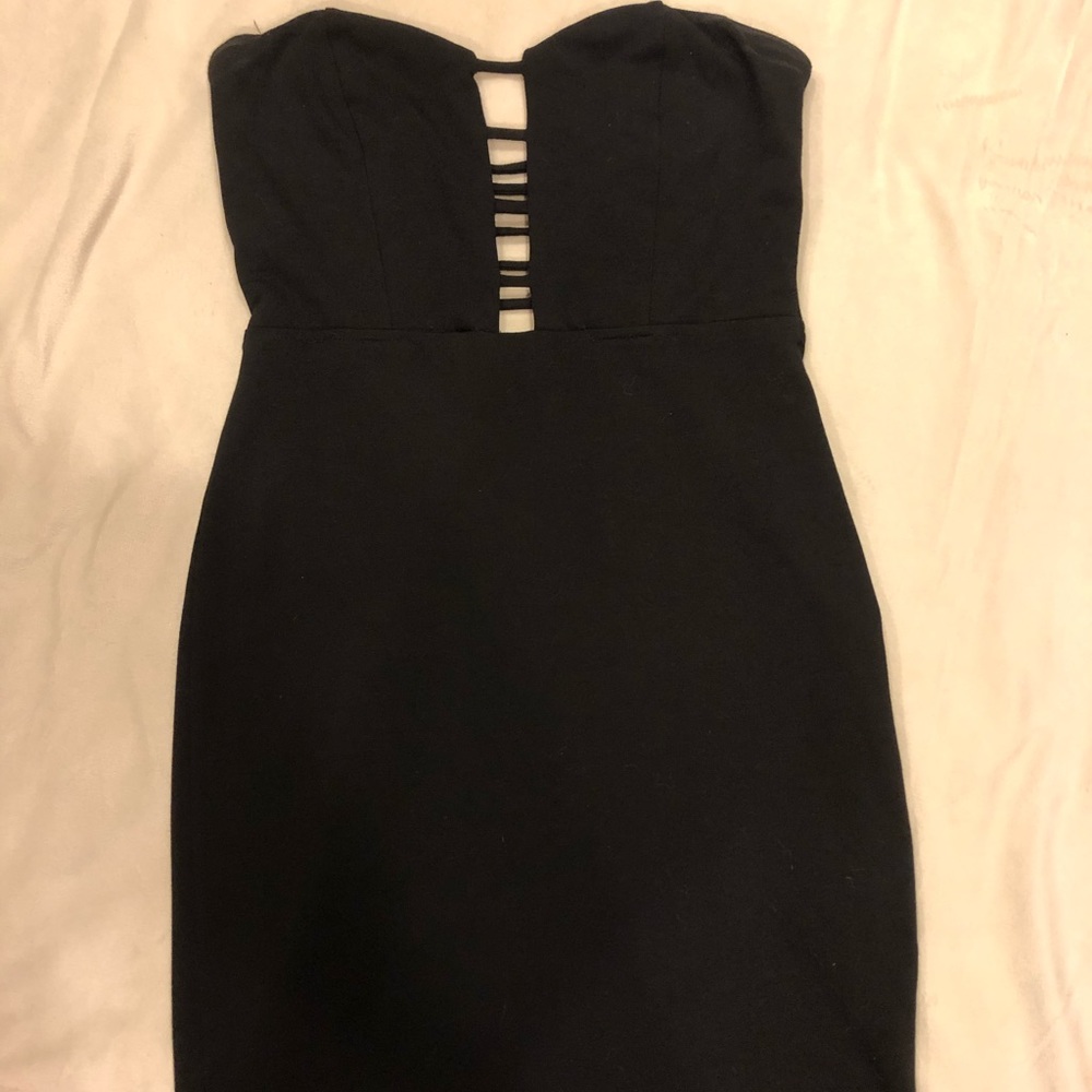 Plunge little black dress - Picture 1 of 2